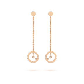 Bohemian MIMOSA rose gold Earrings