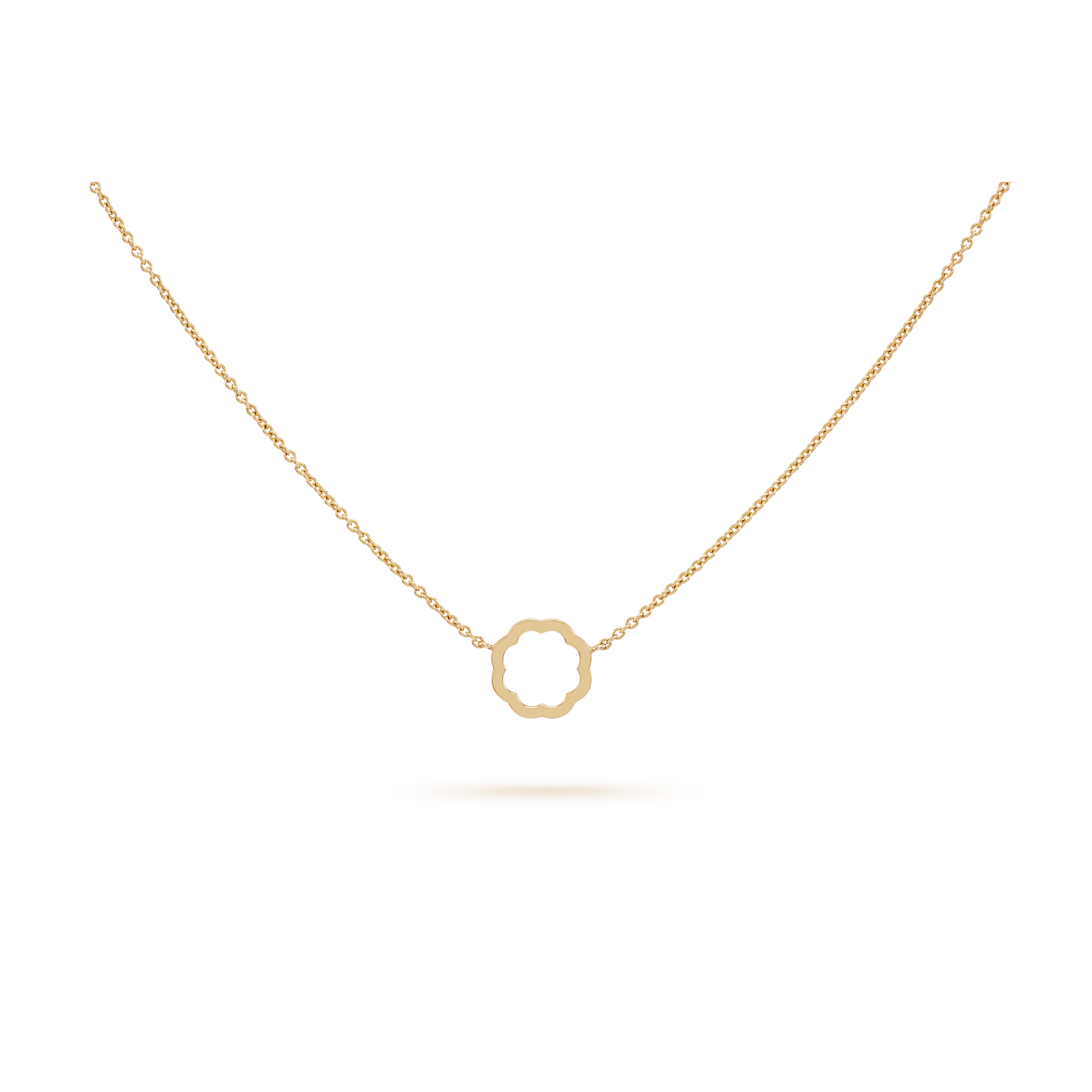 Minimalist MIMOSA gold Pendant necklace