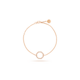 MIMOSA Rose gold bracelet with 25 diamonds
