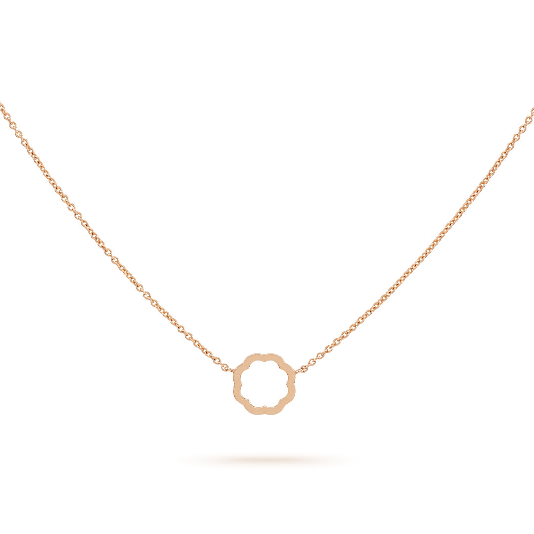 Minimalist MIMOSA rose gold Pendant necklace